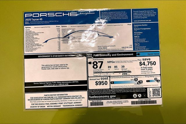 2025 Porsche Taycan S - Photo 15
