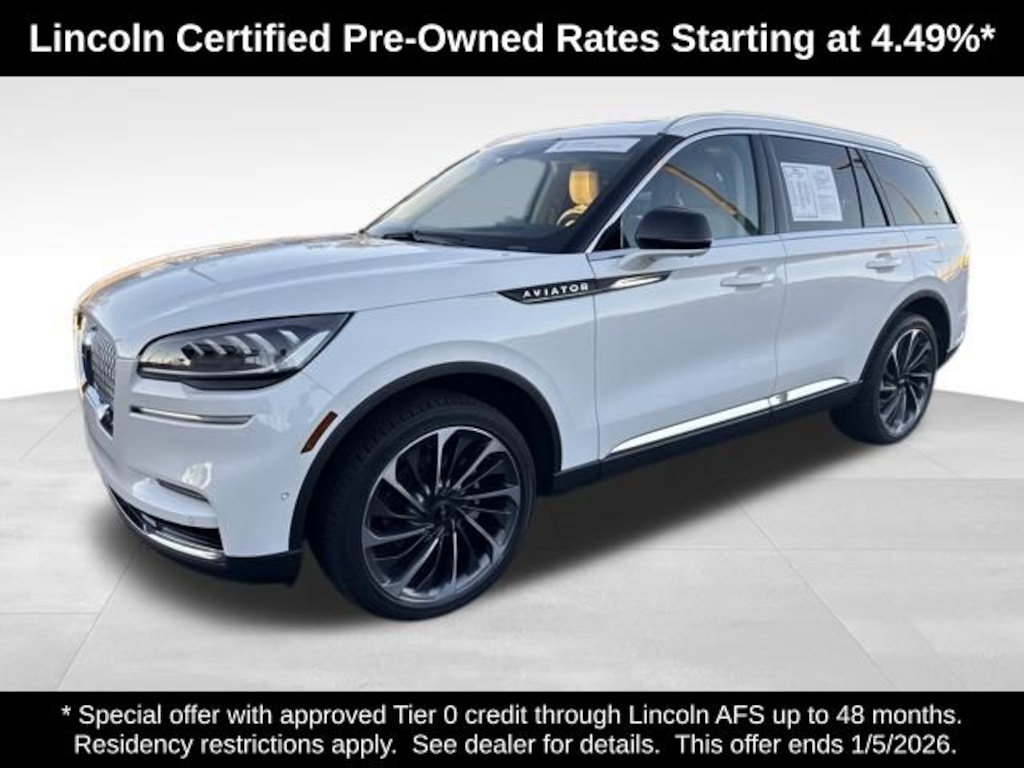 Certified 2023 Lincoln Aviator Reserve SUV