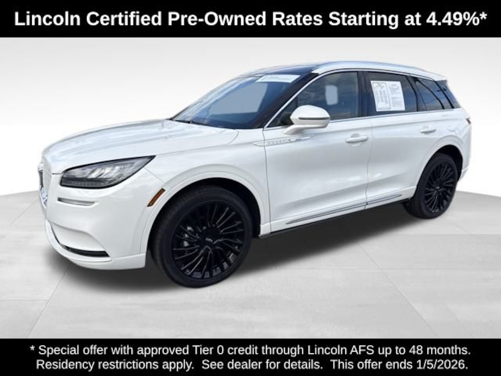 Certified 2022 Lincoln Corsair Reserve SUV