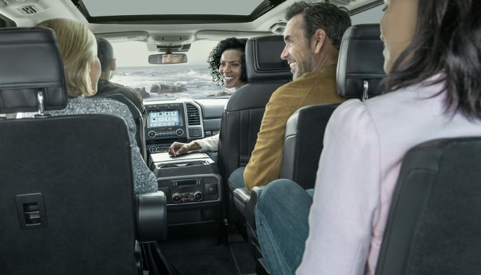 The spacious interior of the 2019 Ford Expedition