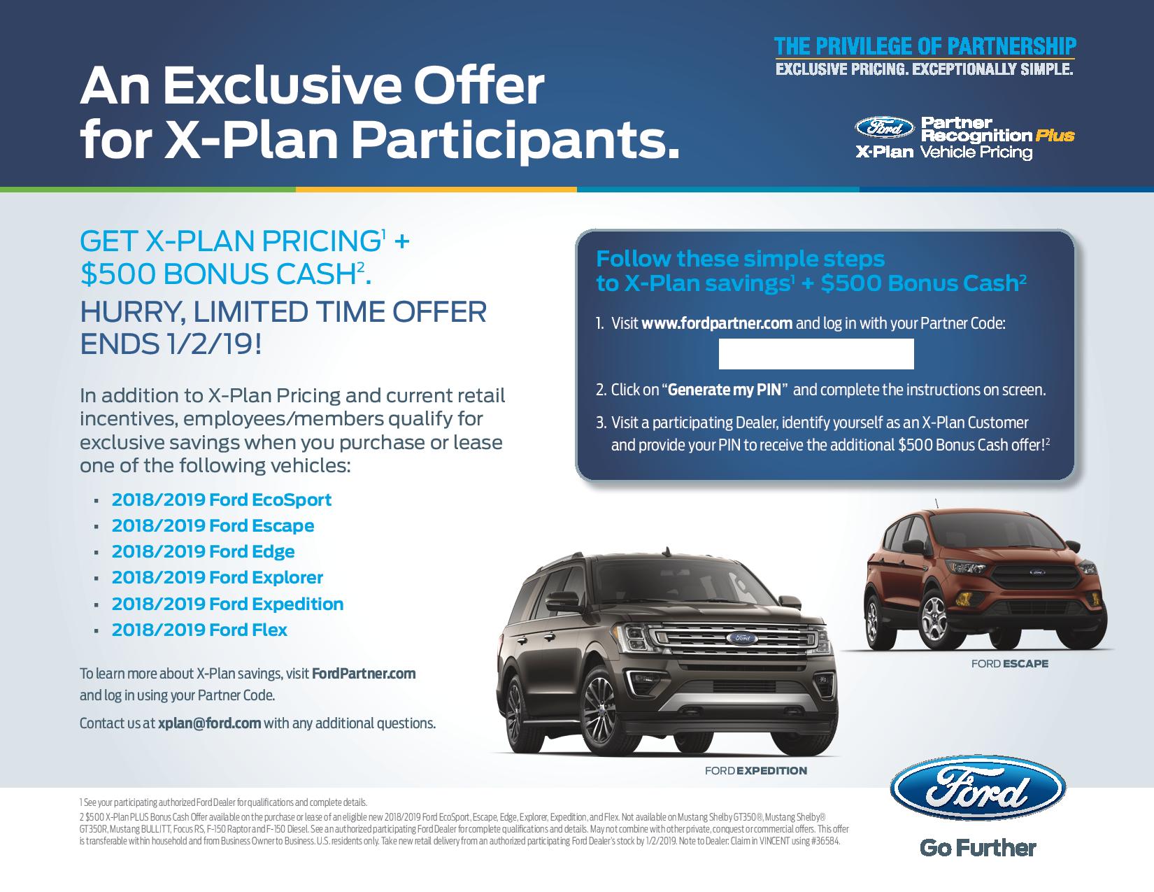 Ford XPlan Special Pricing For Greater Detroit, MI Area Jack Demmer Ford