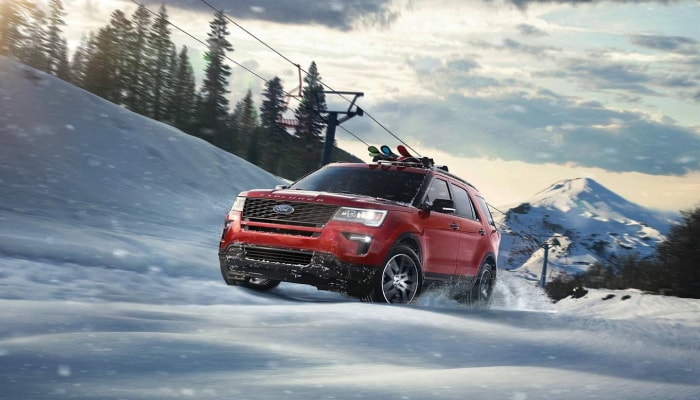 The 2019 high performance Ford Explorer, available at Jack Demmer Ford near Dearborn, MI