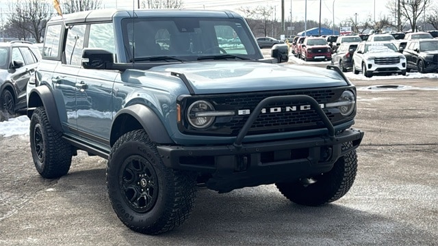 Certified 2021 Ford Bronco 4-Door First Edition with VIN 1FMEE5EP7MLA40554 for sale in Wayne, MI
