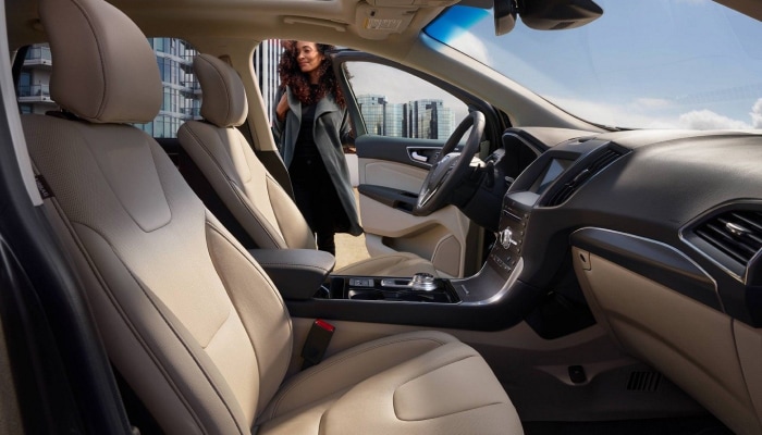 The spacious interior of the 2019 Ford Edge