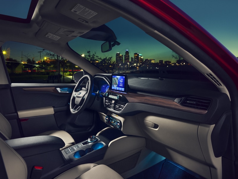 The spacious interior of the 2020 Ford Escape