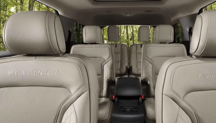 The spacious interior of the 2019 Ford Explorer, available at Jack Demmer Ford near Dearborn, MI