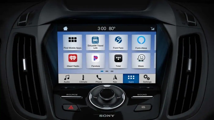 SYNC3 infotainment system inside the 2019 Ford Escape