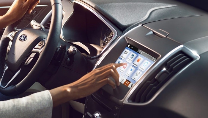 SYNC3 infotainment system inside the 2019 Ford Edge