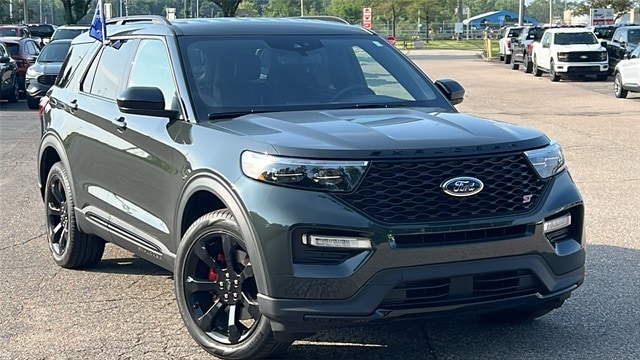 Certified 2023 Ford Explorer ST with VIN 1FM5K8GC4PGB36711 for sale in Wayne, MI