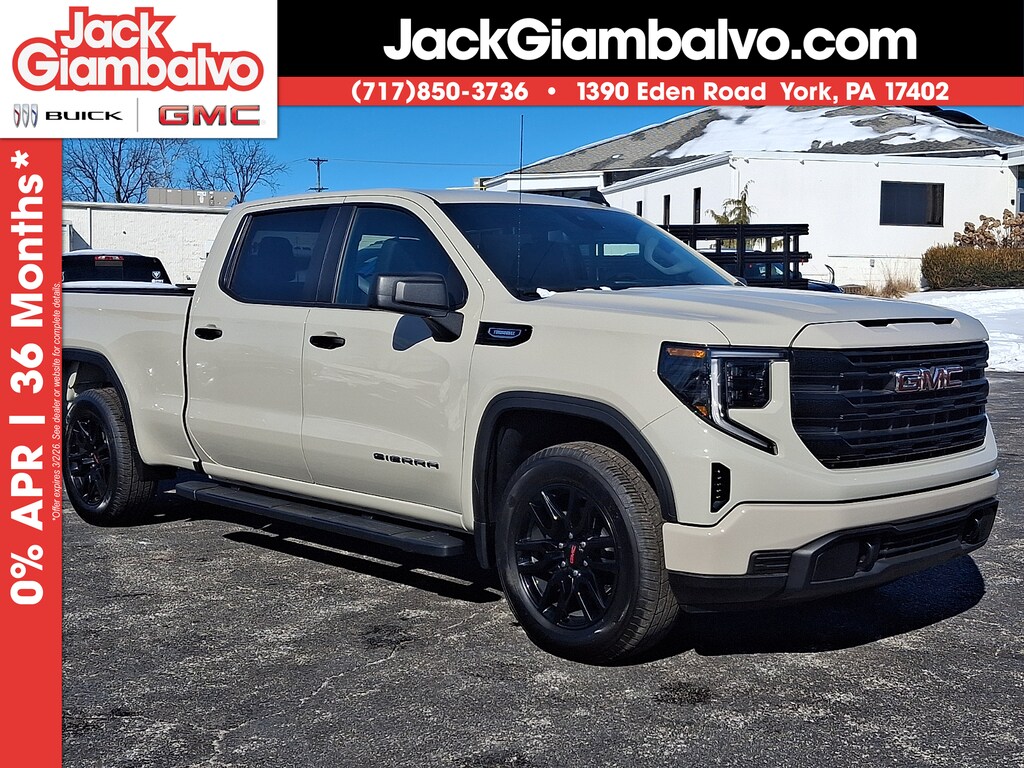 New 2026 GMC Sierra 1500 Crew Cab, Standard Bed, Pro, 4WD Crew Cab