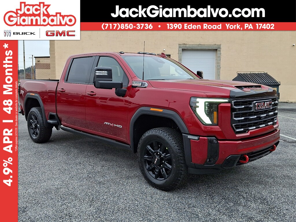 New 2026 GMC Sierra 2500HD Crew Cab, Standard Bed, AT4, 4WD Crew Cab