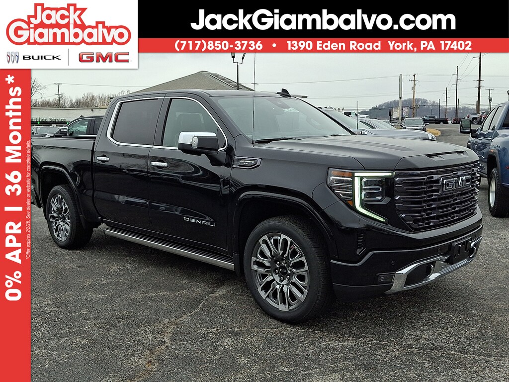 New 2026 GMC Sierra 1500 Crew Cab, Short Bed, Denali Ultimate, 4WD Crew Cab