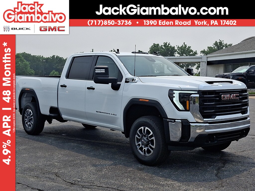 New 2026 GMC Sierra 3500 HD Crew Cab, Long Bed, Pro Dual Rear Wheel, 4WD Crew Cab