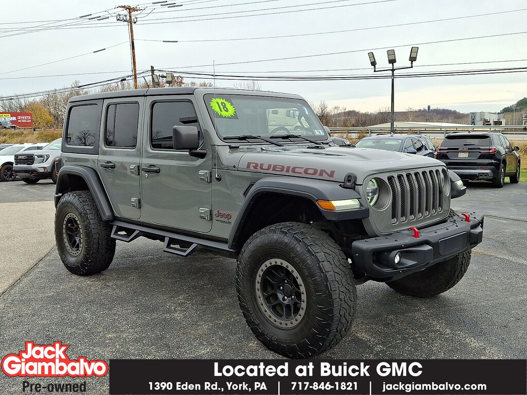 Used 2018 Jeep Wrangler Unlimited Rubicon Sport Utility