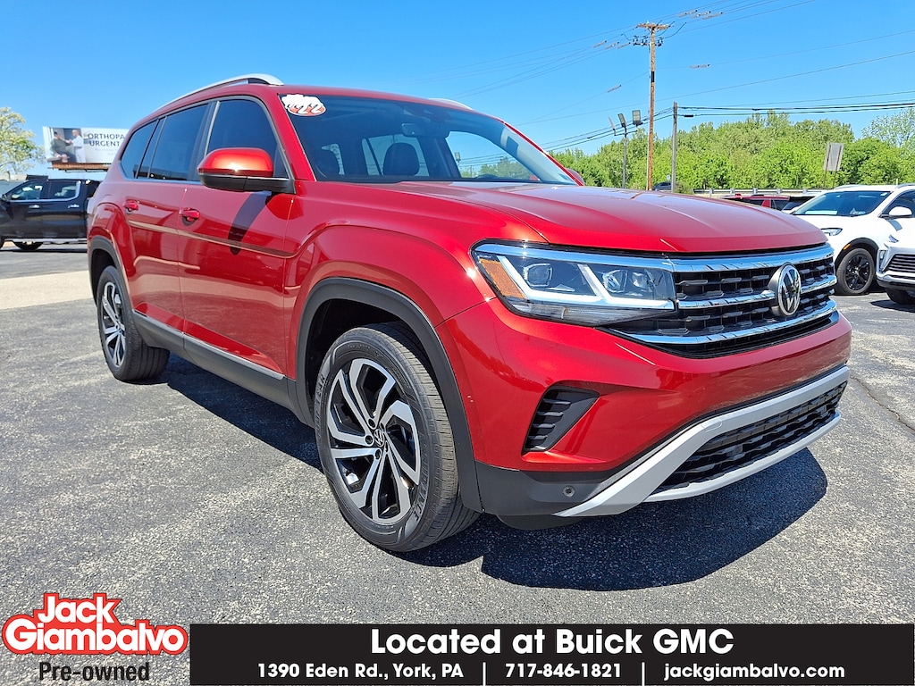 Used 2022 Volkswagen Atlas 3.6L V6 SEL Sport Utility