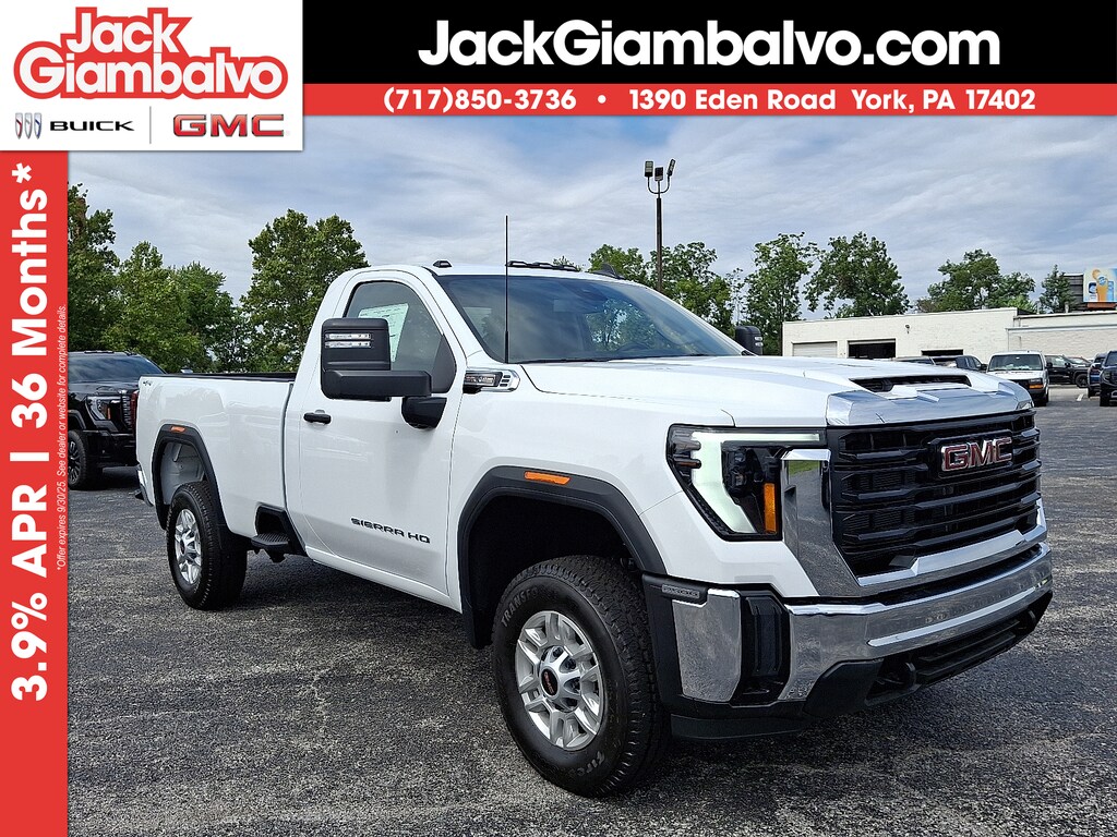 New 2025 GMC Sierra 2500HD 4WD Regular Cab Long Bed Pro Standard Cab