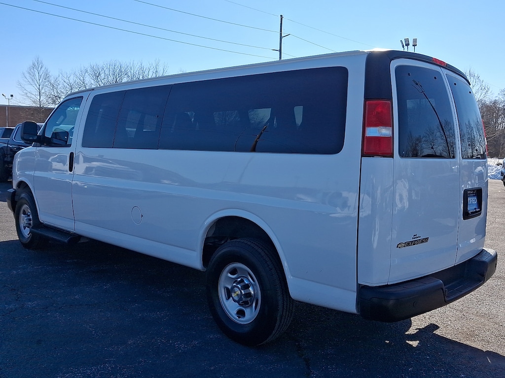 Certified 2023 Chevrolet Express Passenger RWD 3500 Extended Wheelbase LS Extended Passenger Van