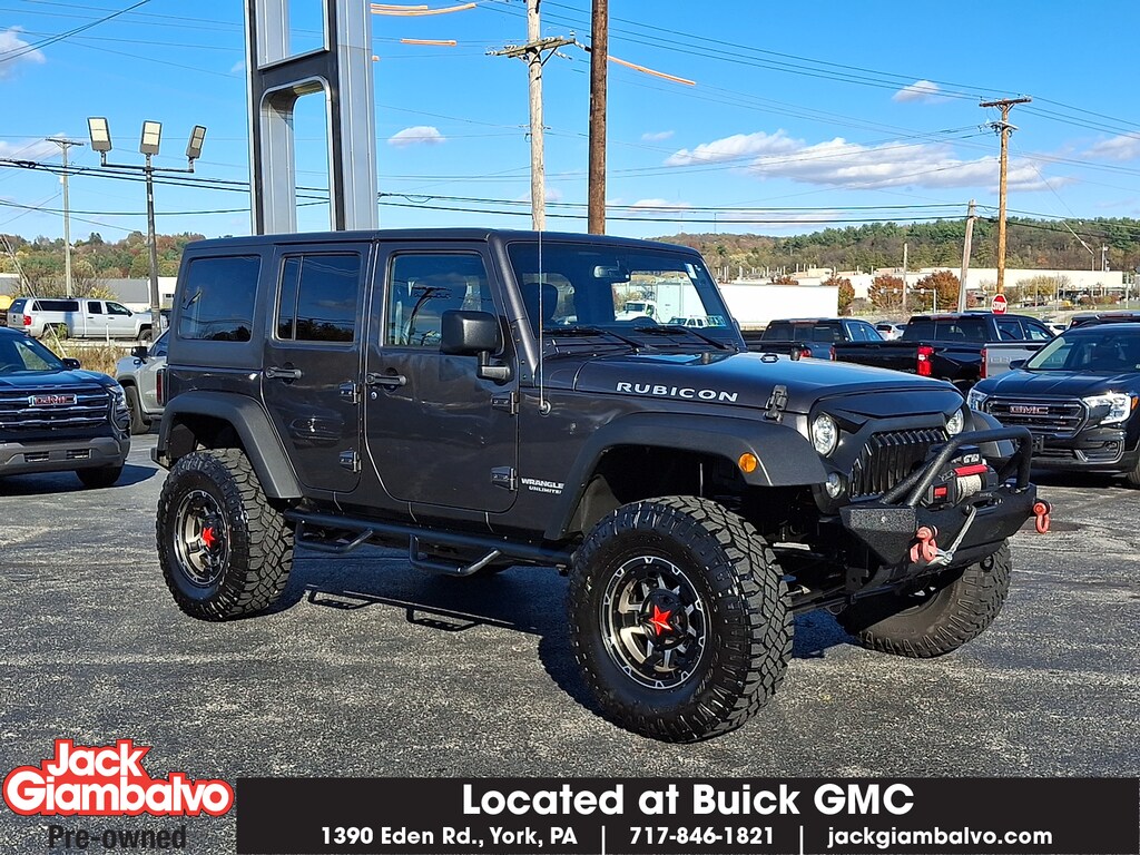 Used 2017 Jeep Wrangler Unlimited Rubicon 4x4 Sport Utility