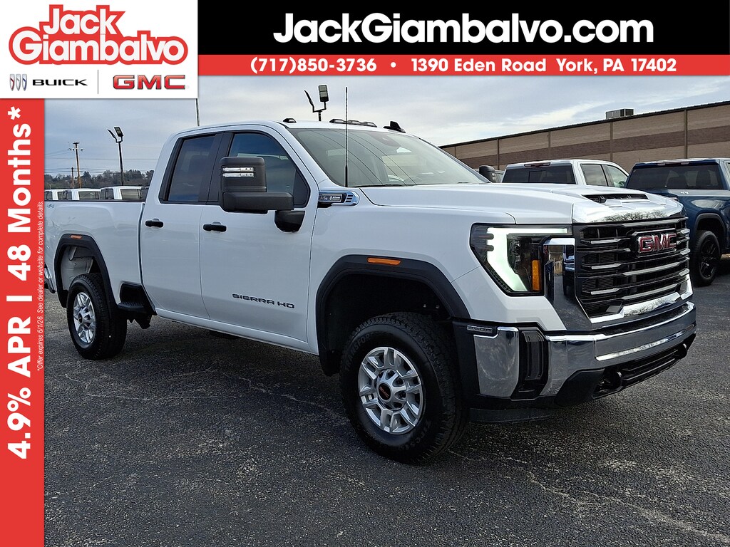 New 2026 GMC Sierra 2500HD Double Cab, Standard Bed, Pro, RWD Double Cab