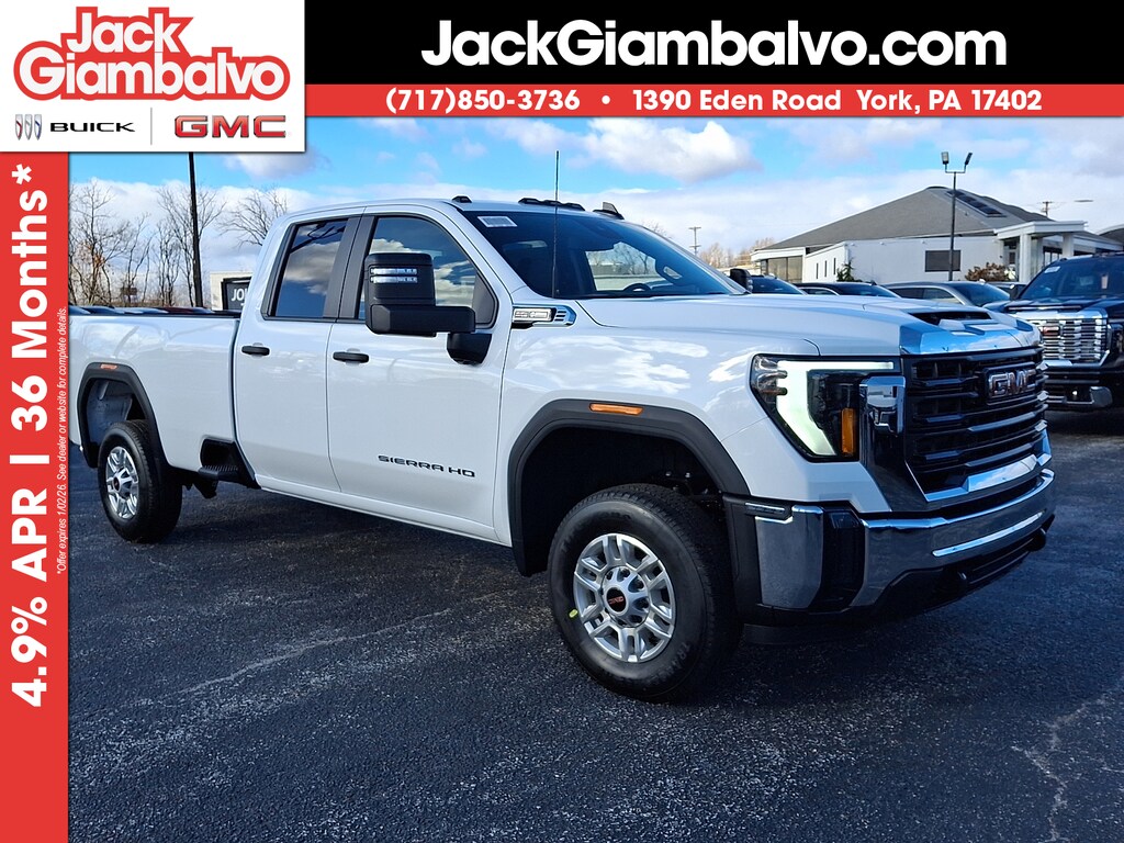 New 2026 GMC Sierra 2500HD Double Cab, Standard Bed, Pro, RWD Double Cab