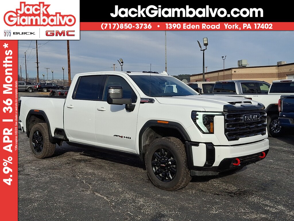 New 2026 GMC Sierra 2500HD Crew Cab, Standard Bed, AT4, 4WD Crew Cab