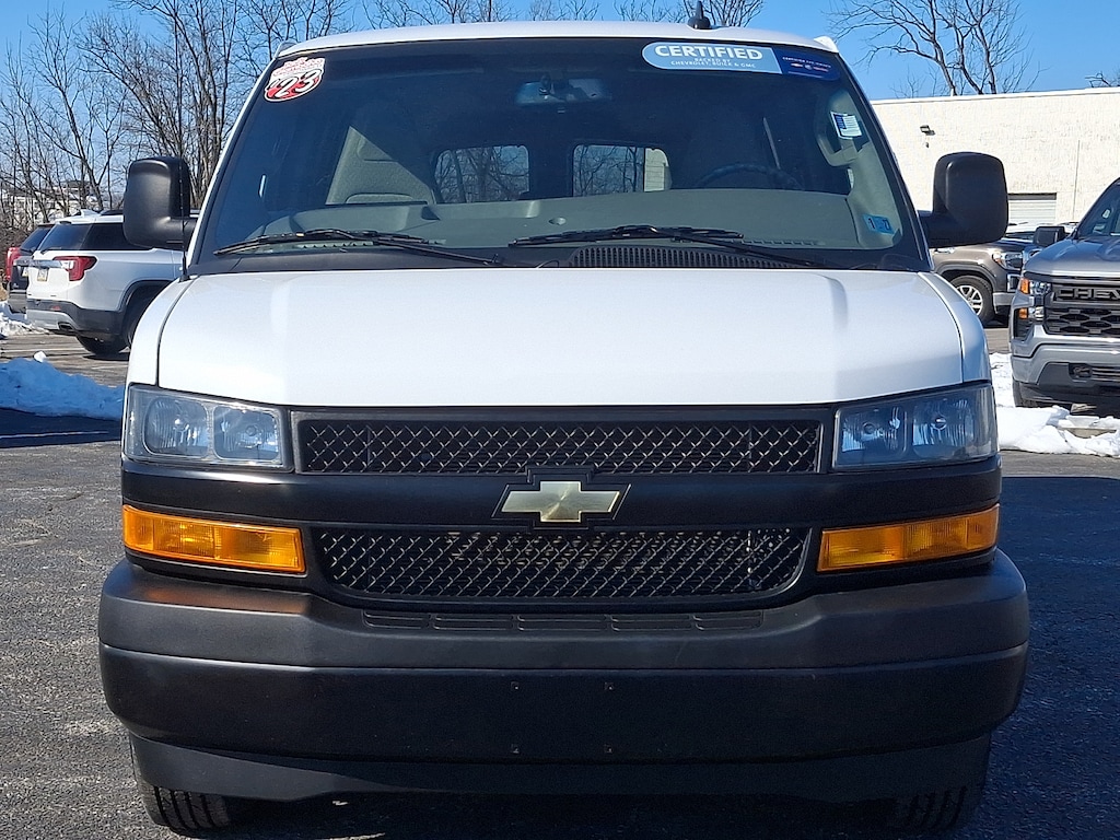 Certified 2023 Chevrolet Express Passenger RWD 3500 Extended Wheelbase LS Extended Passenger Van