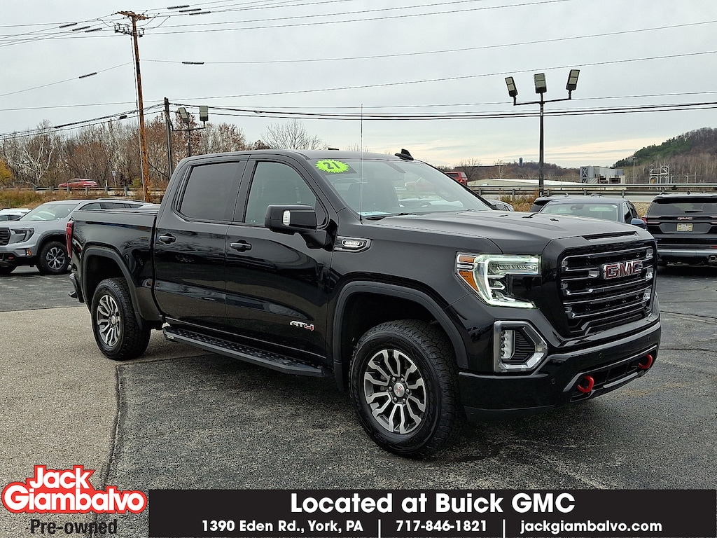 Used 2021 GMC Sierra 1500 4WD Crew Cab Short Box AT4 Crew Cab
