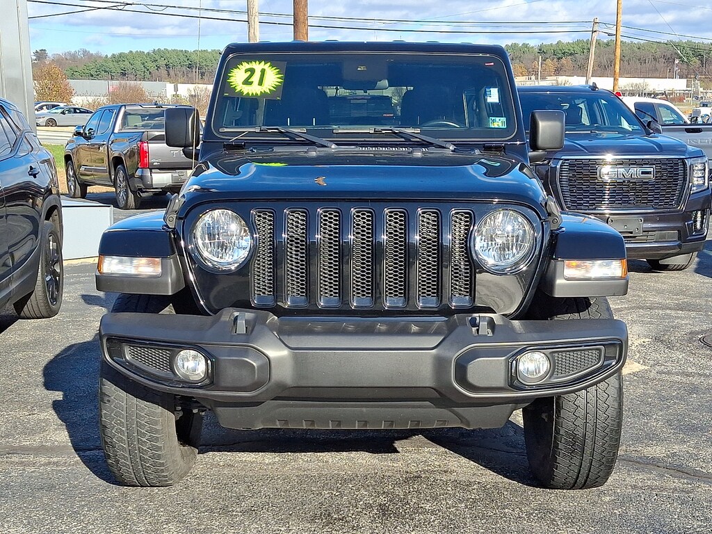 Used 2021 Jeep Wrangler Unlimited Sahara Altitude 4x4 Sport Utility