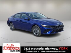 2026 Hyundai Elantra Hybrid Blue Sedan