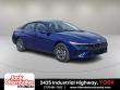 New 2026 Hyundai Elantra Hybrid Blue Sedan