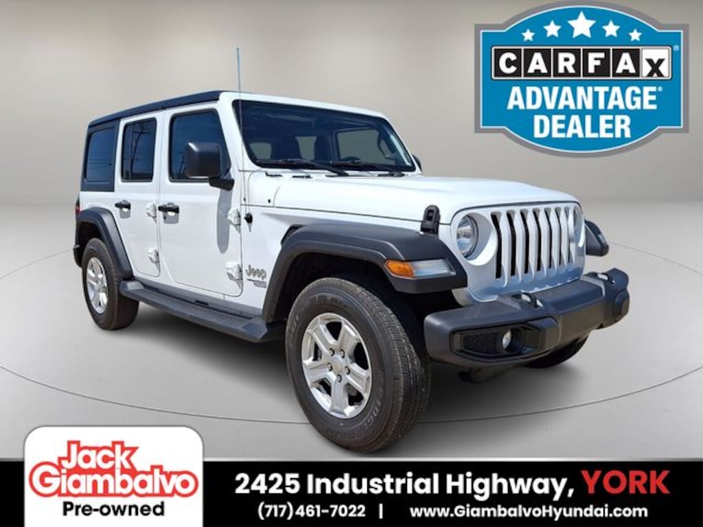 Used 2018 Jeep Wrangler Unlimited Sport 4x4 SUV
