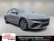 New 2025 Hyundai Elantra Hybrid Blue Sedan