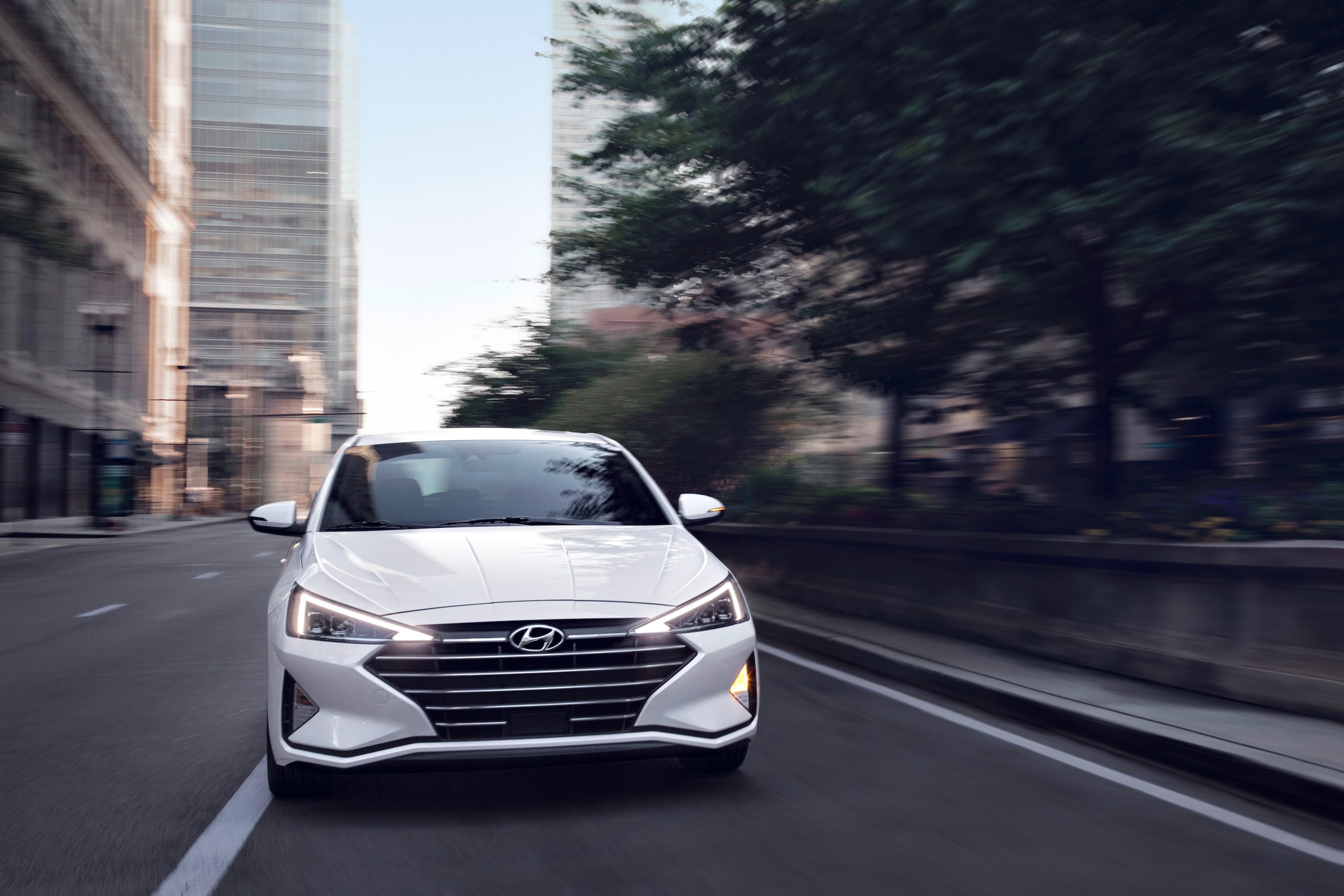 Who Makes the Best Synthetic Oil? | 2020 Hyundai Elantra driving through city