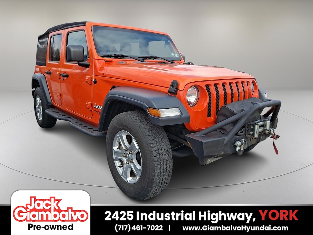 Used 2018 Jeep Wrangler Unlimited Sport 4x4 SUV