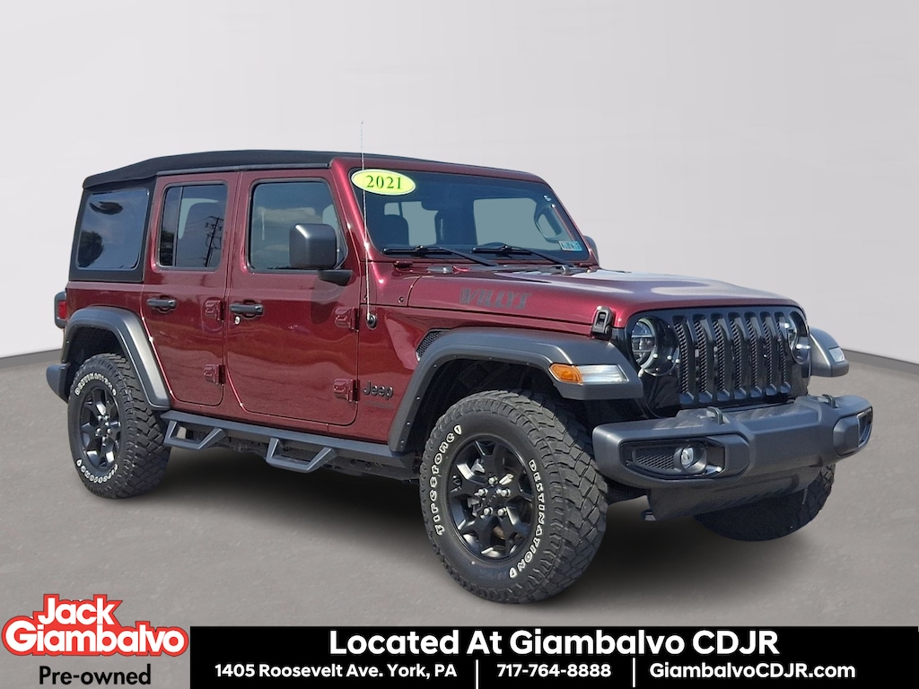 Used 2021 Jeep Wrangler Unlimited Sport SUV