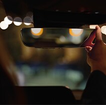 Model Features of the 2021 Mazda3 at Jack Giambalvo Mazda | Adjusting mirror