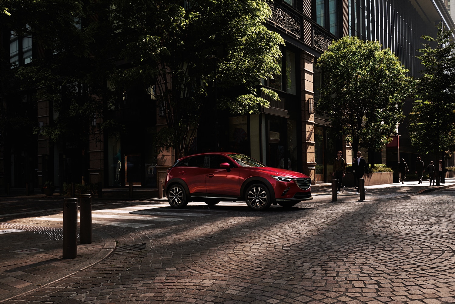 3 Main Benefits of Using OEM parts for your vehicle at Jack Giambalvo Mazda of York | 2019 Mazda CX-3 driving through the city