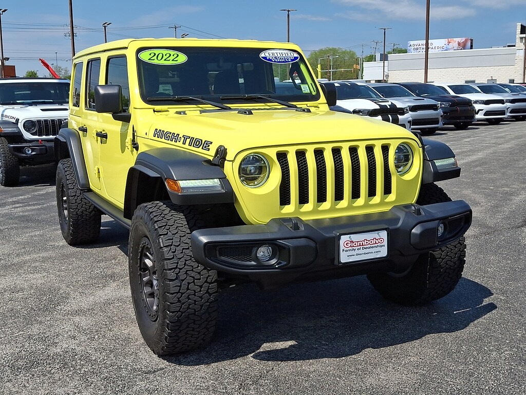 Certified 2022 Jeep Wrangler Unlimited High Tide 4x4 Sport Utility