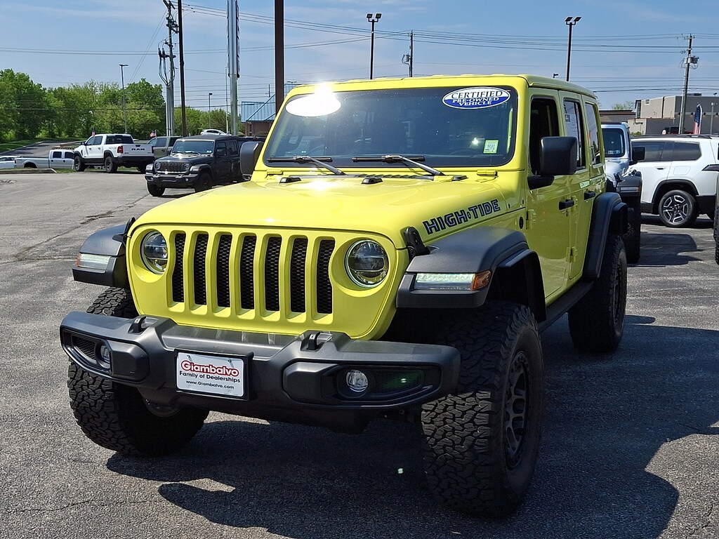 Certified 2022 Jeep Wrangler Unlimited High Tide 4x4 Sport Utility