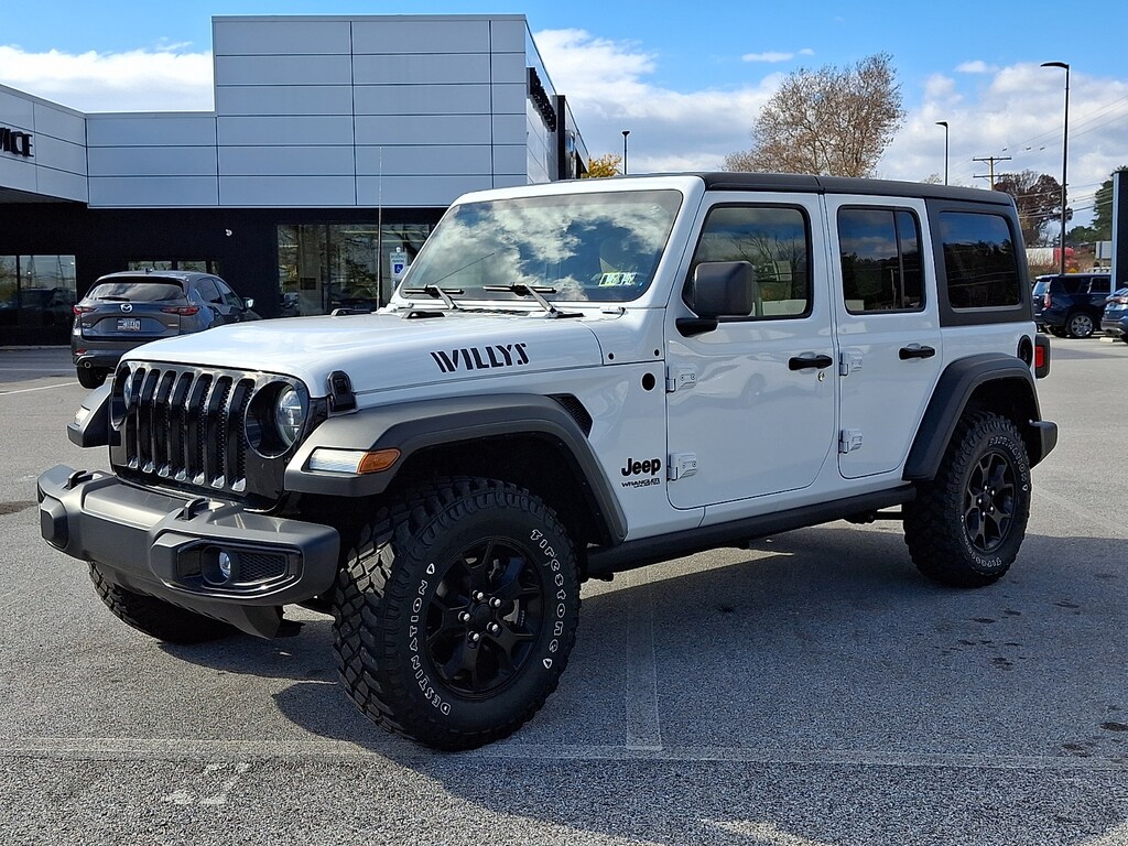 Used 2021 Jeep Wrangler Unlimited Willys 4x4 Sport Utility