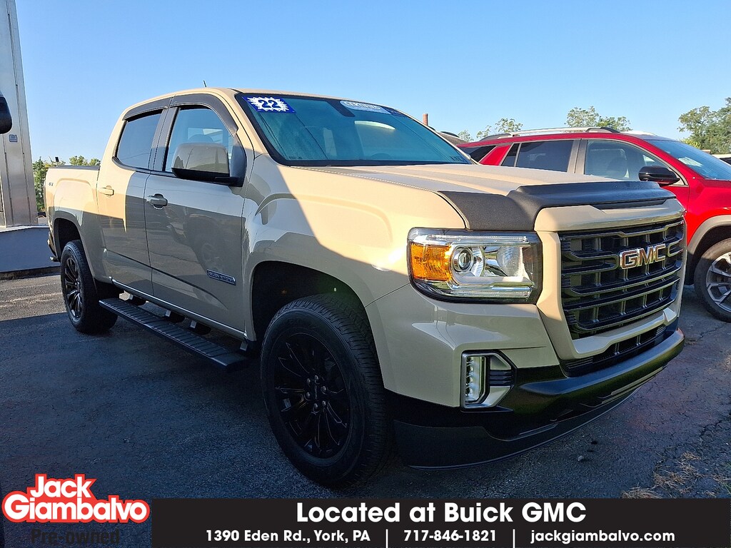 Certified 2022 GMC Canyon 4WD Crew Cab Short Box Elevation Crew Cab