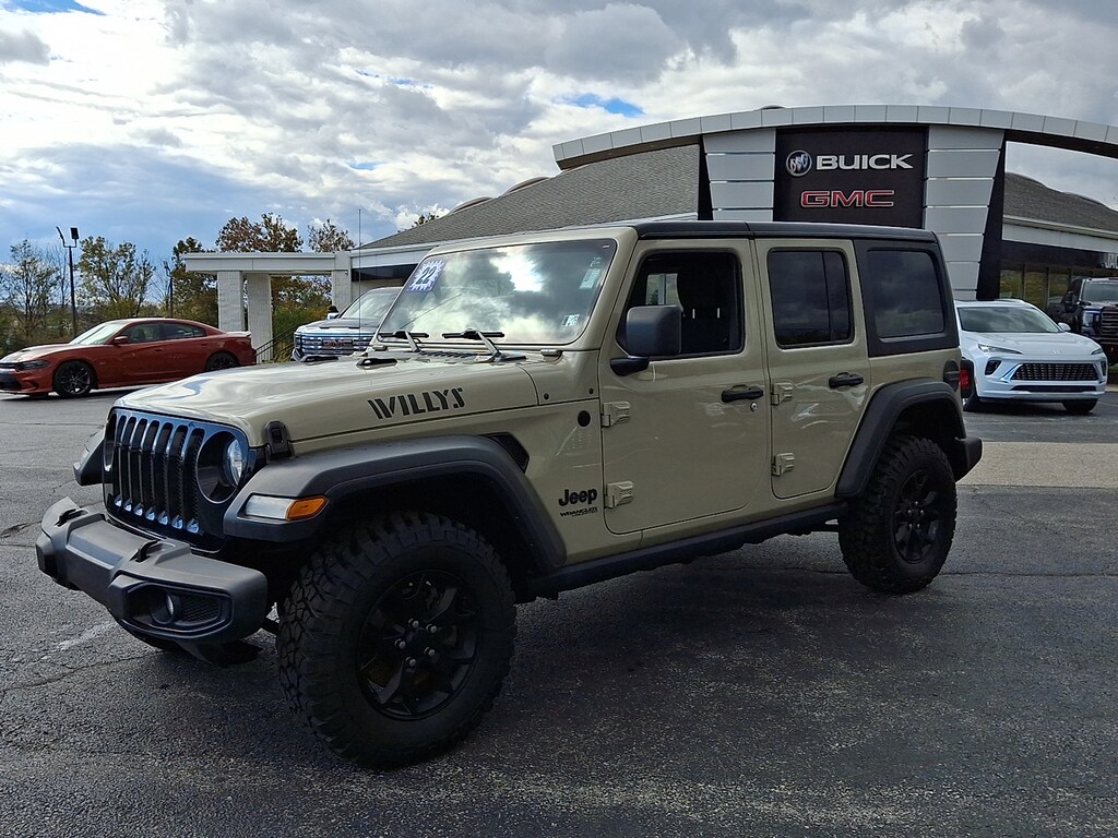 Used 2022 Jeep Wrangler Unlimited Willys Sport 4x4 Sport Utility