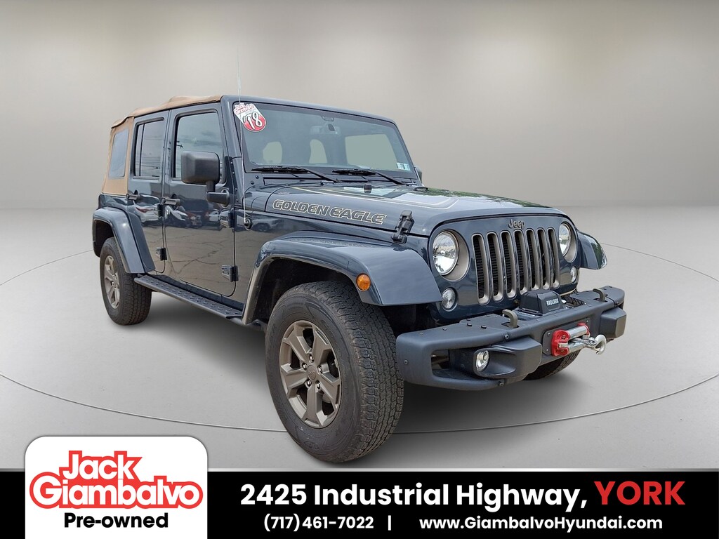 Used 2018 Jeep Wrangler JK Unlimited Golden Eagle 4x4 Sport Utility