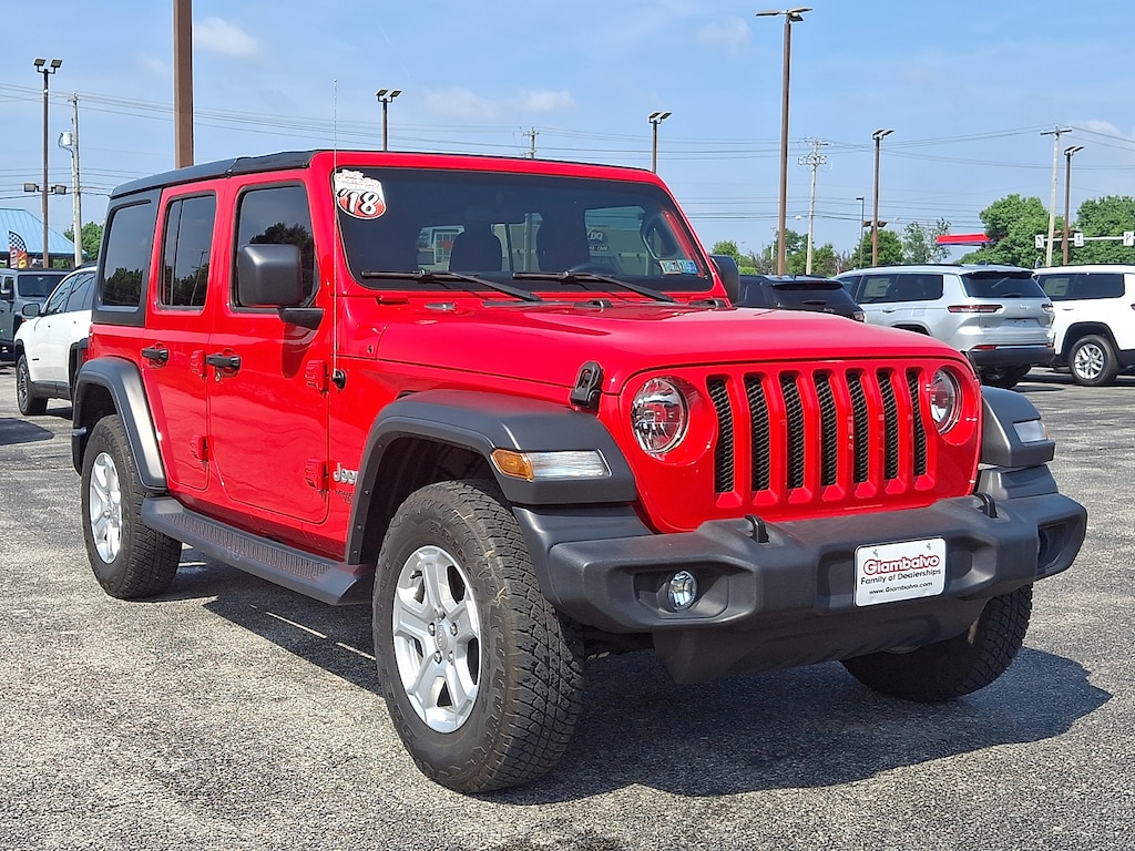 Used 2018 Jeep Wrangler Unlimited Sport S 4x4 Sport Utility
