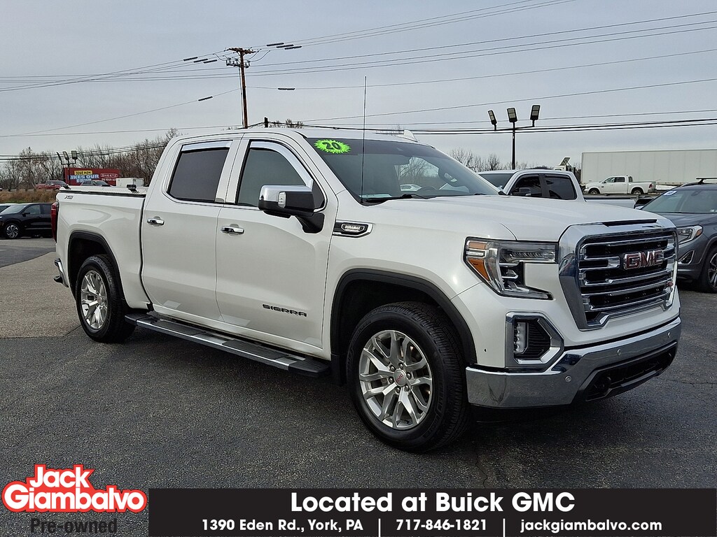 Used 2020 GMC Sierra 1500 4WD Crew Cab Short Box SLT Crew Cab