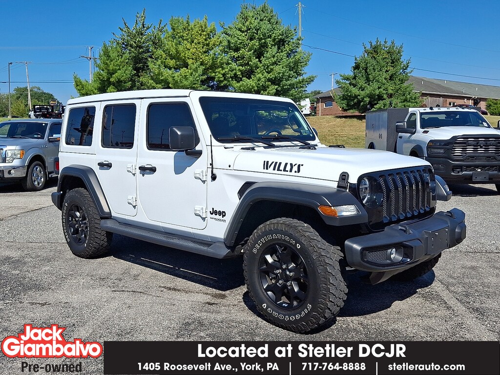 Certified 2021 Jeep Wrangler Unlimited Willys 4x4 Sport Utility