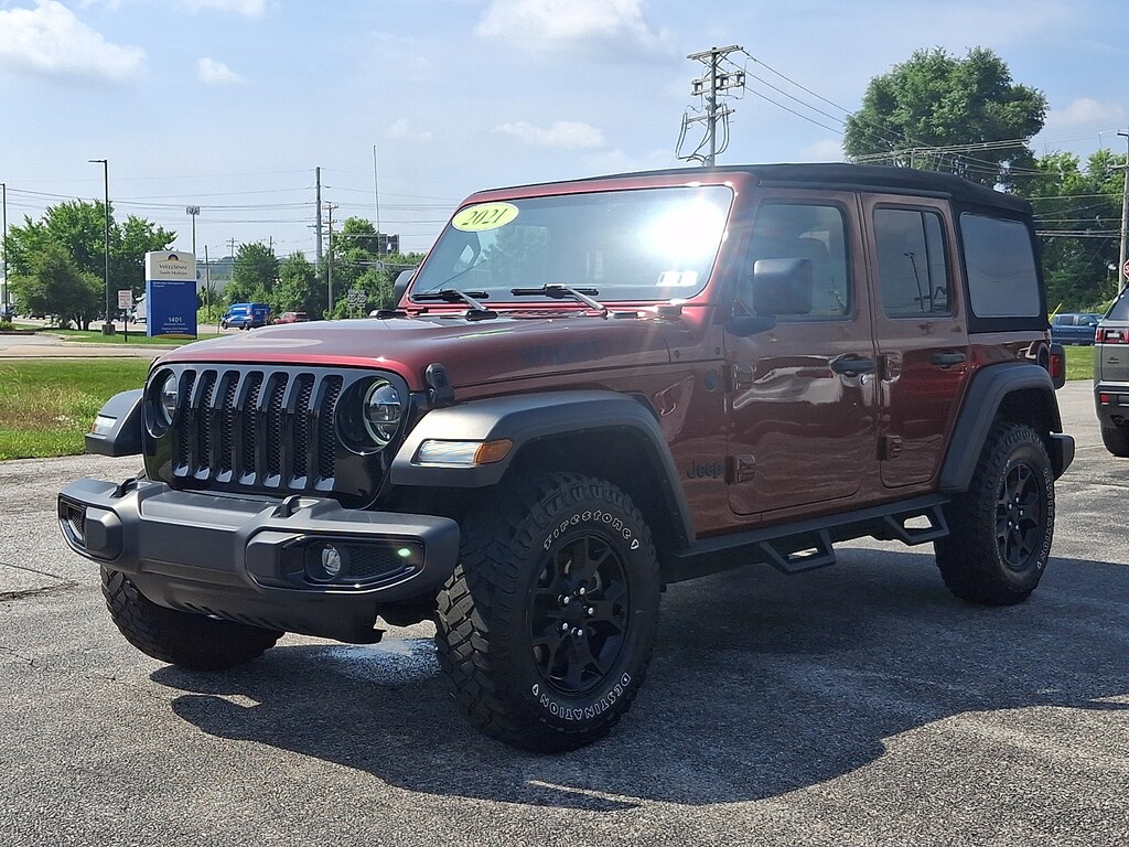 Certified 2021 Jeep Wrangler Unlimited Willys 4x4 Sport Utility