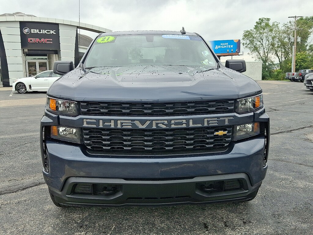 Certified 2021 Chevrolet Silverado 1500 4WD Crew Cab Short Bed Custom Crew Cab