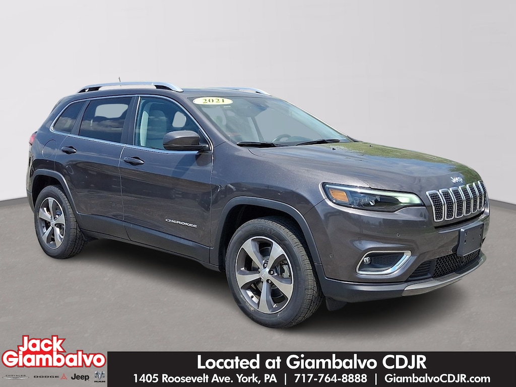 Certified 2021 Jeep Cherokee Limited 4x4 Sport Utility