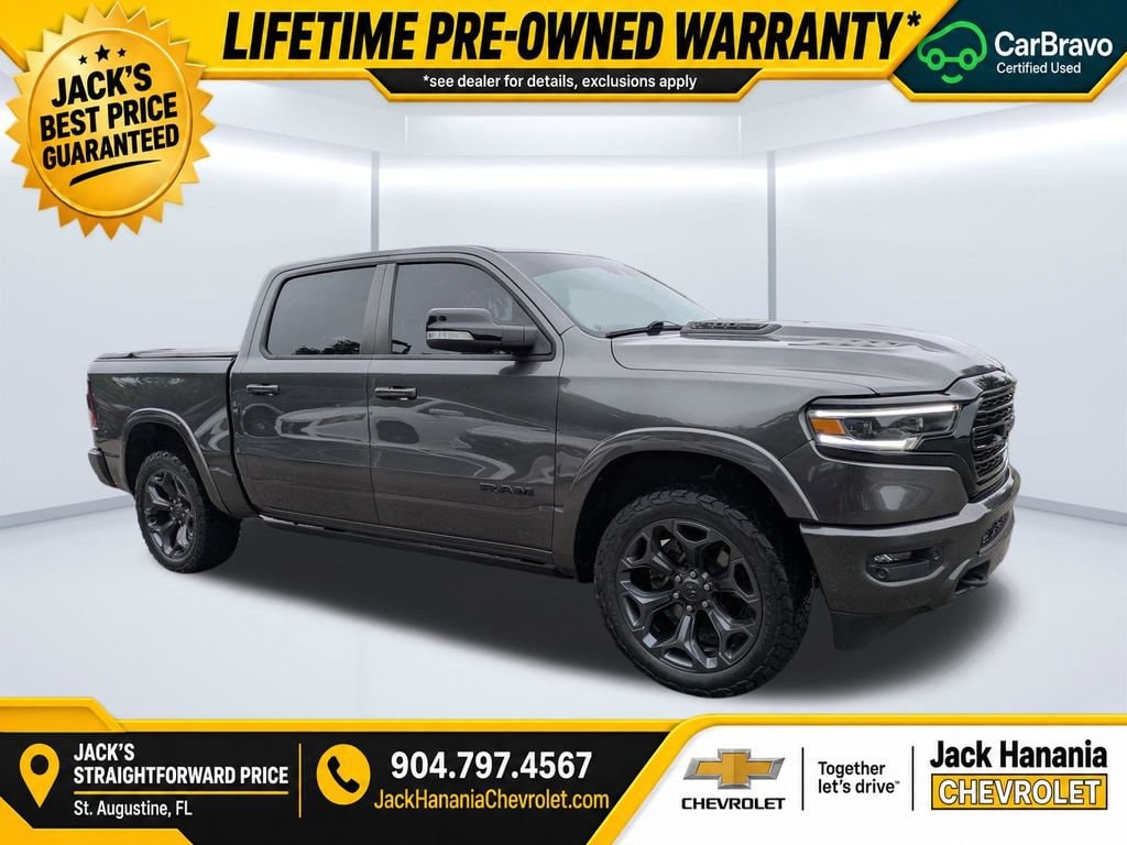 Used 2021 Ram 1500 Limited Crew Cab 4x4 57 Box Truck